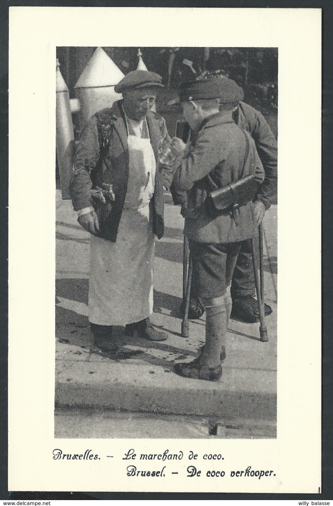 +++ CPA - BRUSSEL - BRUXELLES -Métier - Le Marchand De Coco - De Coco Verkooper // - Straßenhandel Und Kleingewerbe