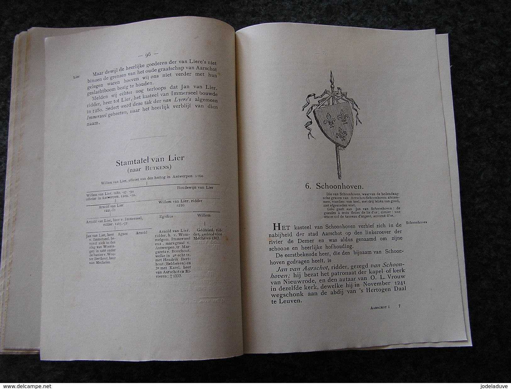 GESCHIEDENIS VAN HET OUDE GRAAFSCHAP AARSCHOT L Liekens 1925 Régionaal Brabant Ridderschap Wesemal Rivieren