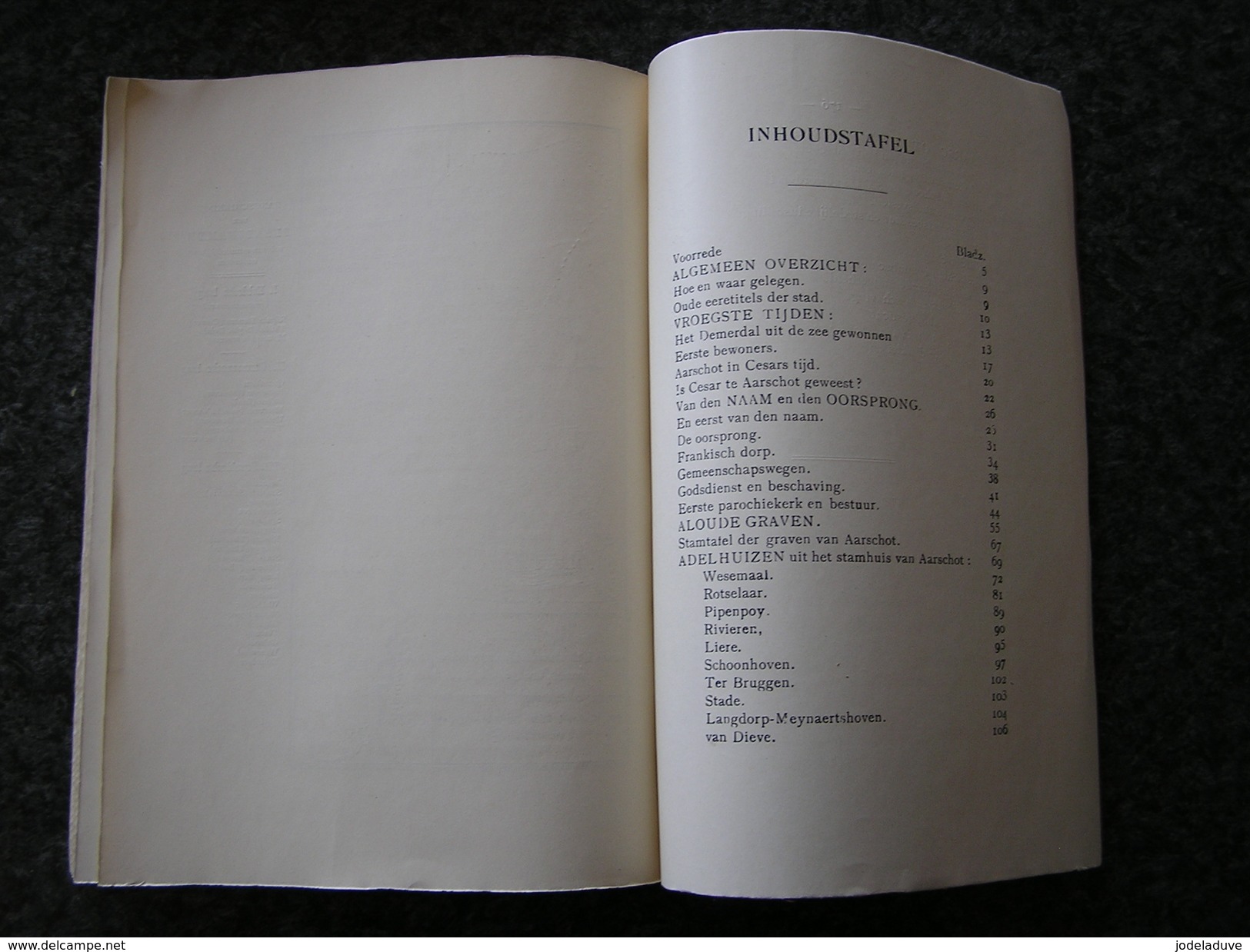 GESCHIEDENIS VAN HET OUDE GRAAFSCHAP AARSCHOT L Liekens 1925 Régionaal Brabant Ridderschap Wesemal Rivieren