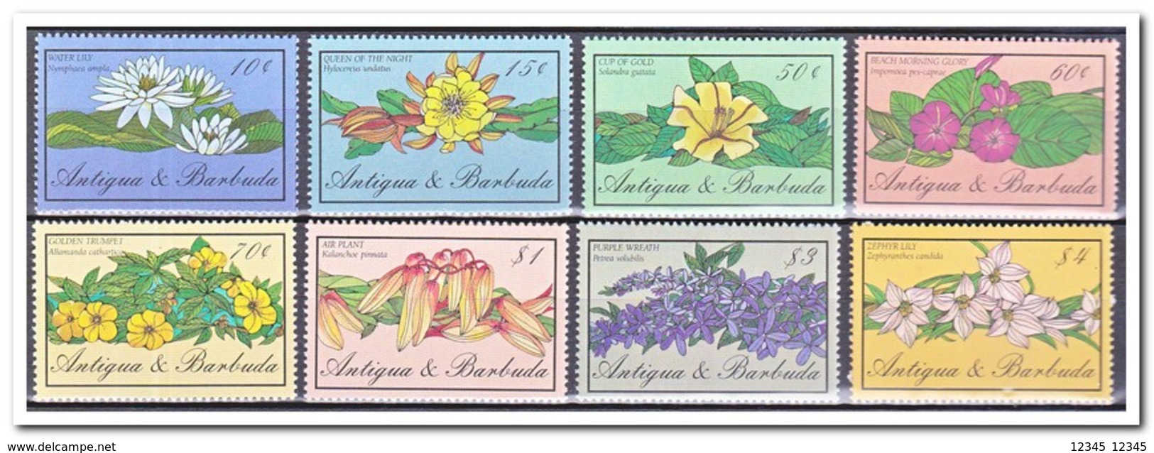 Antigua& Barbuda 1986, Postfris MNH, Flowers - Antigua En Barbuda (1981-...)