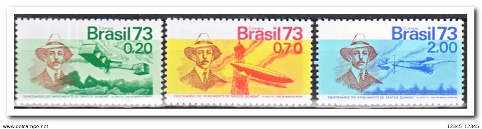 Brazilië 1973, Postfris MNH, Airplane, Zeppelin - Ongebruikt