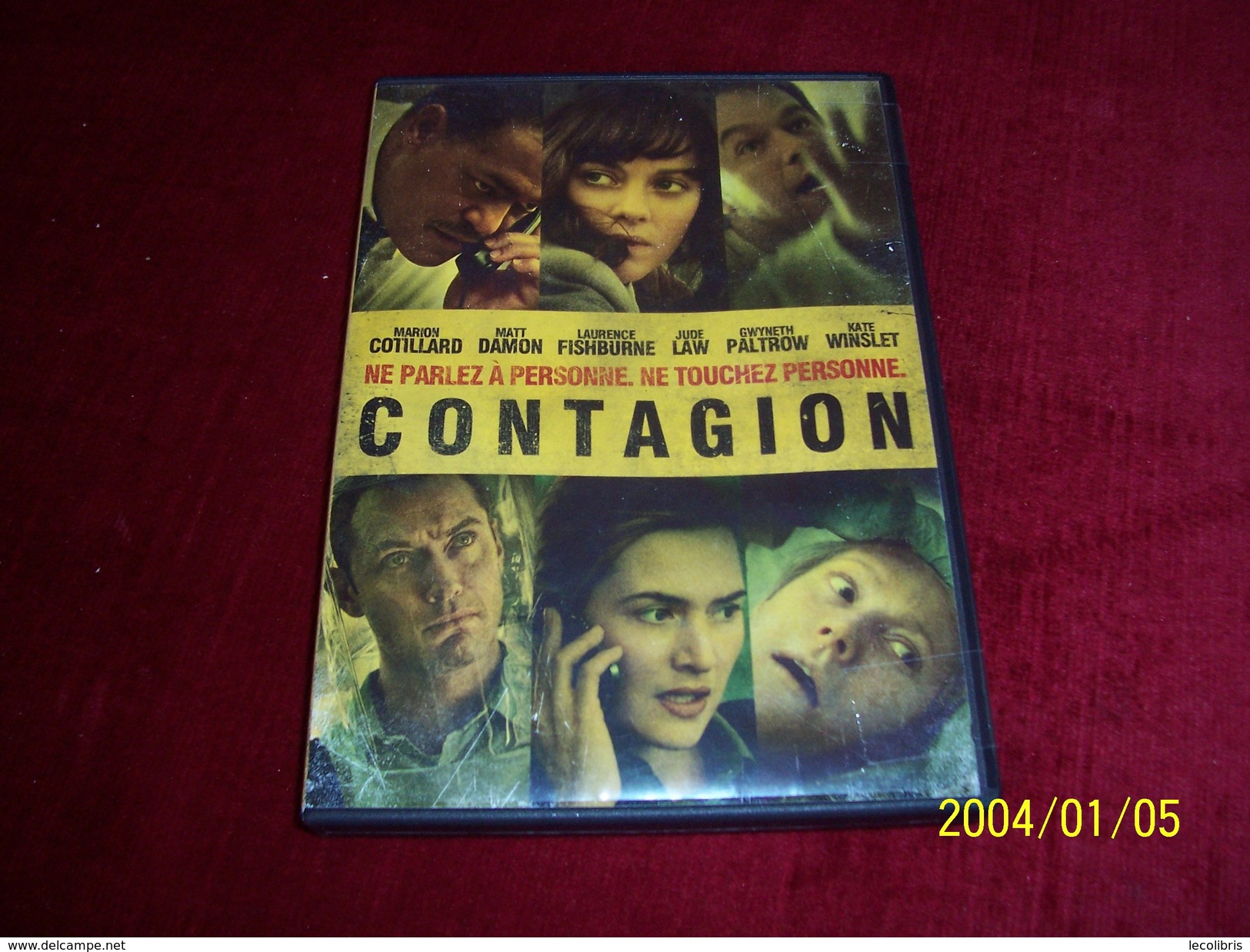 CONTAGION AVEC MARION COTILLARD + MATT DAMON + LAURENCE FISHBURNE + JUDE LAW + GWYNETH PALTROW + KATE WINSLET - Acción, Aventura