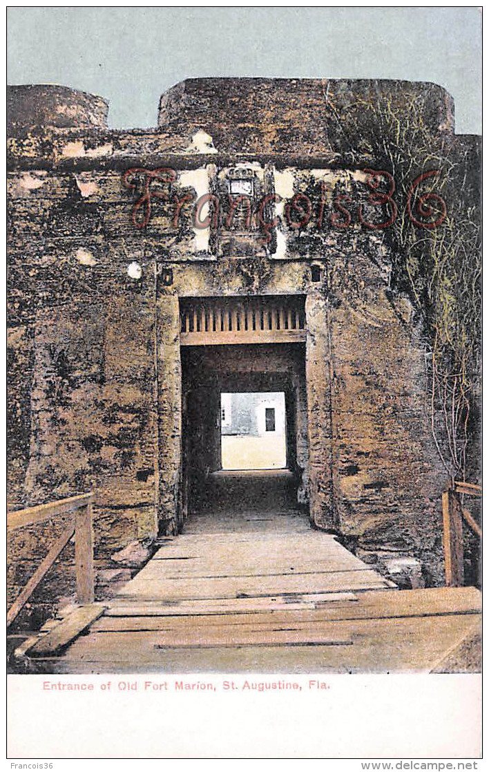 Entrance Of Old Fort Marion - St Saint Augustine - St Augustine