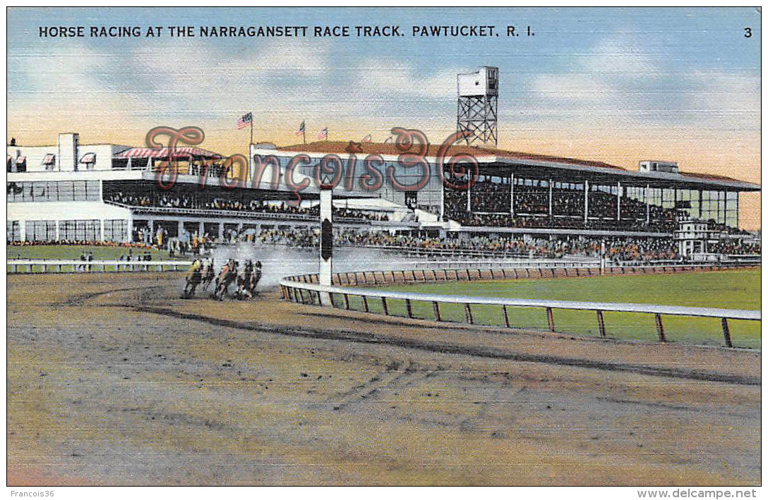 Horse Racing At The Narragansett Race Track - Pawtucket - Pawtucket