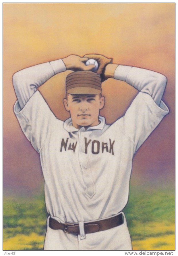 Sc#UX339 Christy Mathewson Baseball, Legends Of Baseball Issue, 6 July 2000 Issue US Postal Cards Stationery Postcard - Baseball