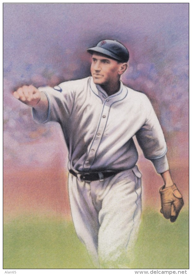 Sc#UX351 Pie Traynor, Legends Of Baseball Issue, 6 July 2000 Issue US Postal Cards Stationery Postcard - Baseball