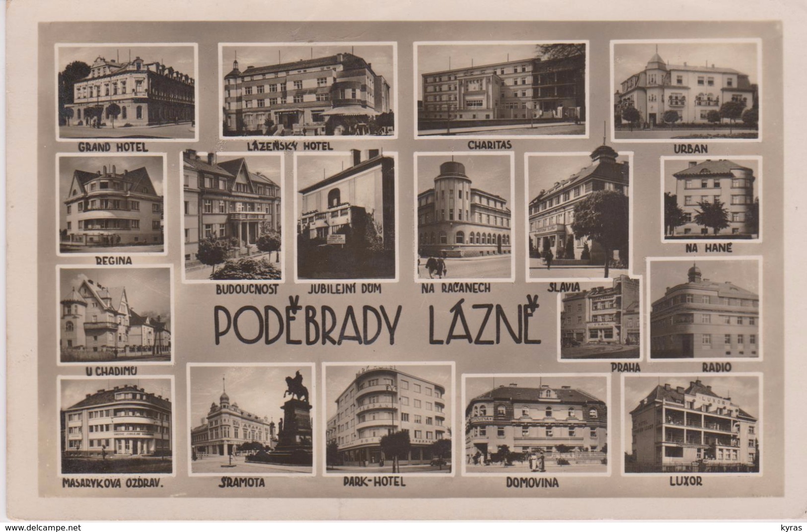 CPSM 9X14  . POLOGNE . PODEBRADY LAZNE ( Multi-vues) - Pologne