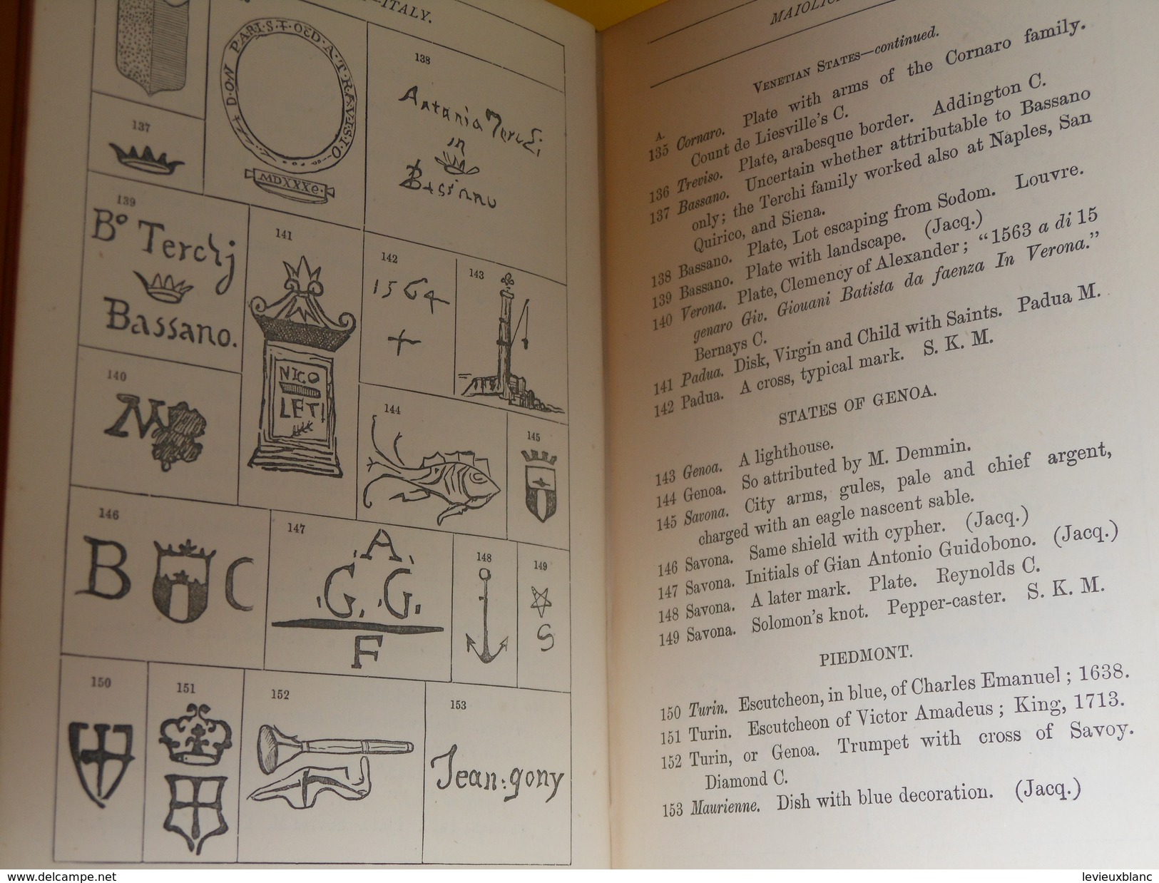 Catalogue/marques deFabrique Porcelaine/Compagnon de poche du Collectionneur de porcelaine/GB/Bury Palliser/1875    DIC1