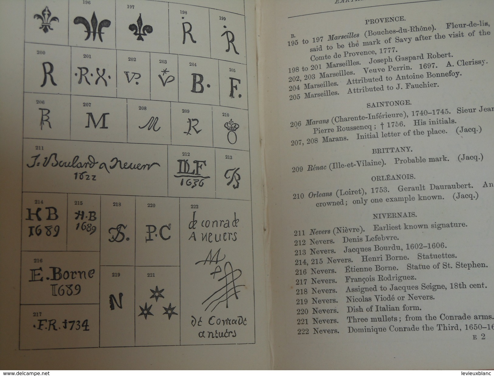 Catalogue/marques deFabrique Porcelaine/Compagnon de poche du Collectionneur de porcelaine/GB/Bury Palliser/1875    DIC1