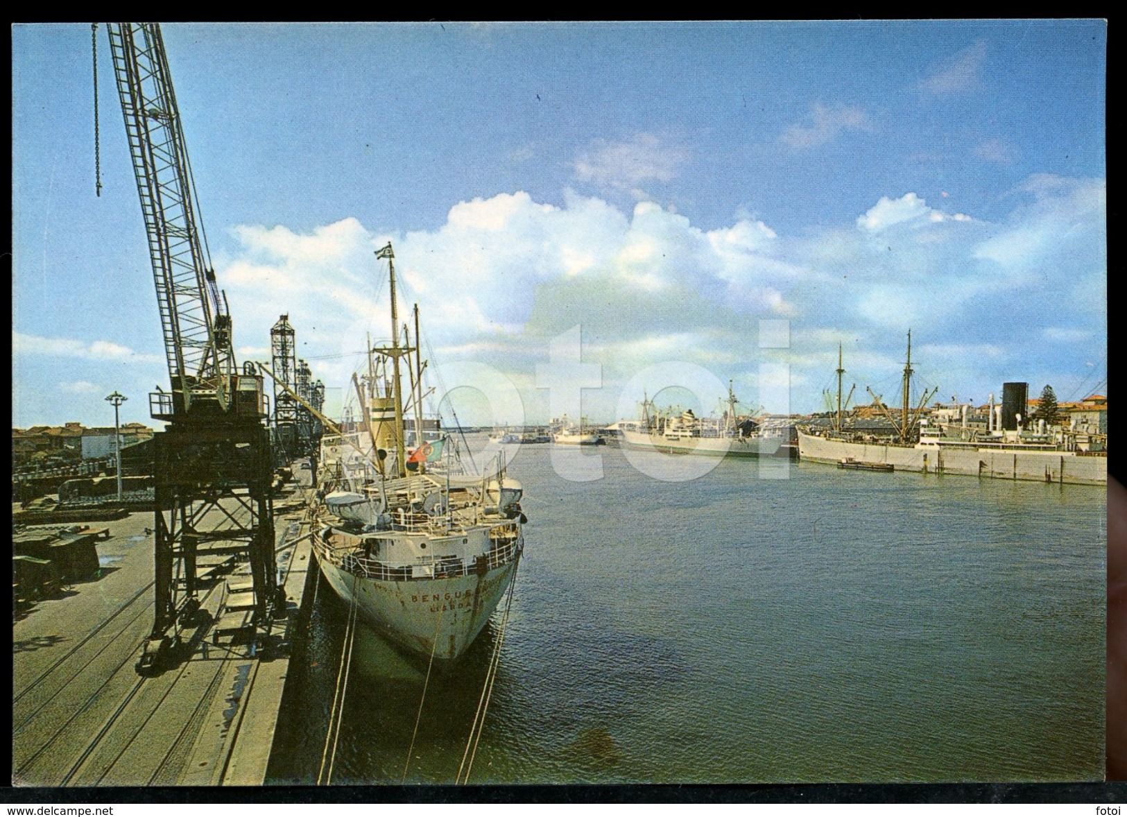 PHOTO POSTCARD NAVIO BENGUELA SHIP MATOSINHOS PORTO PORTUGAL CARTE POSTALE - Porto