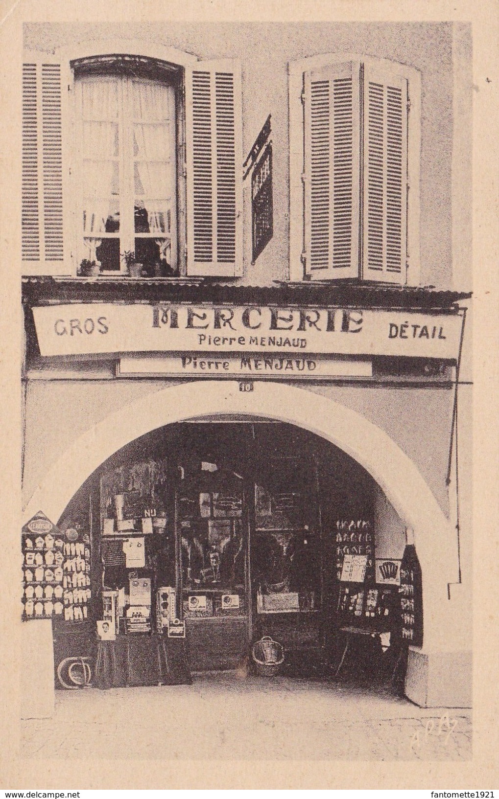 MERCERIE PIERRE  MENJAUD/BAGNOLS SUR CEZE (dil251) - Shops