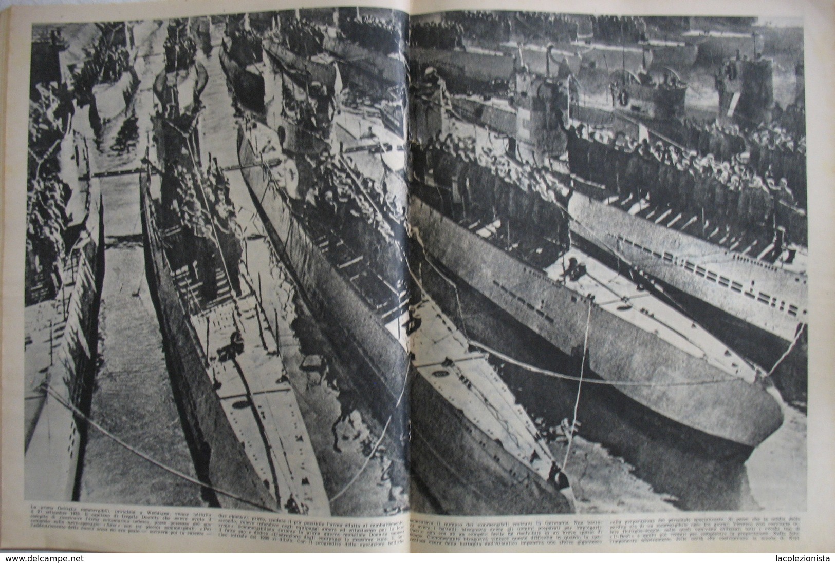 B  327/123  WWII APRILE1960 FOTOSTORIA ANNI DI GUERRA N.20 SOTTOMARINI TEDESCHI SORMERGIBILI U-BOOTE TUTTA ILLUSTRATA - War 1939-45