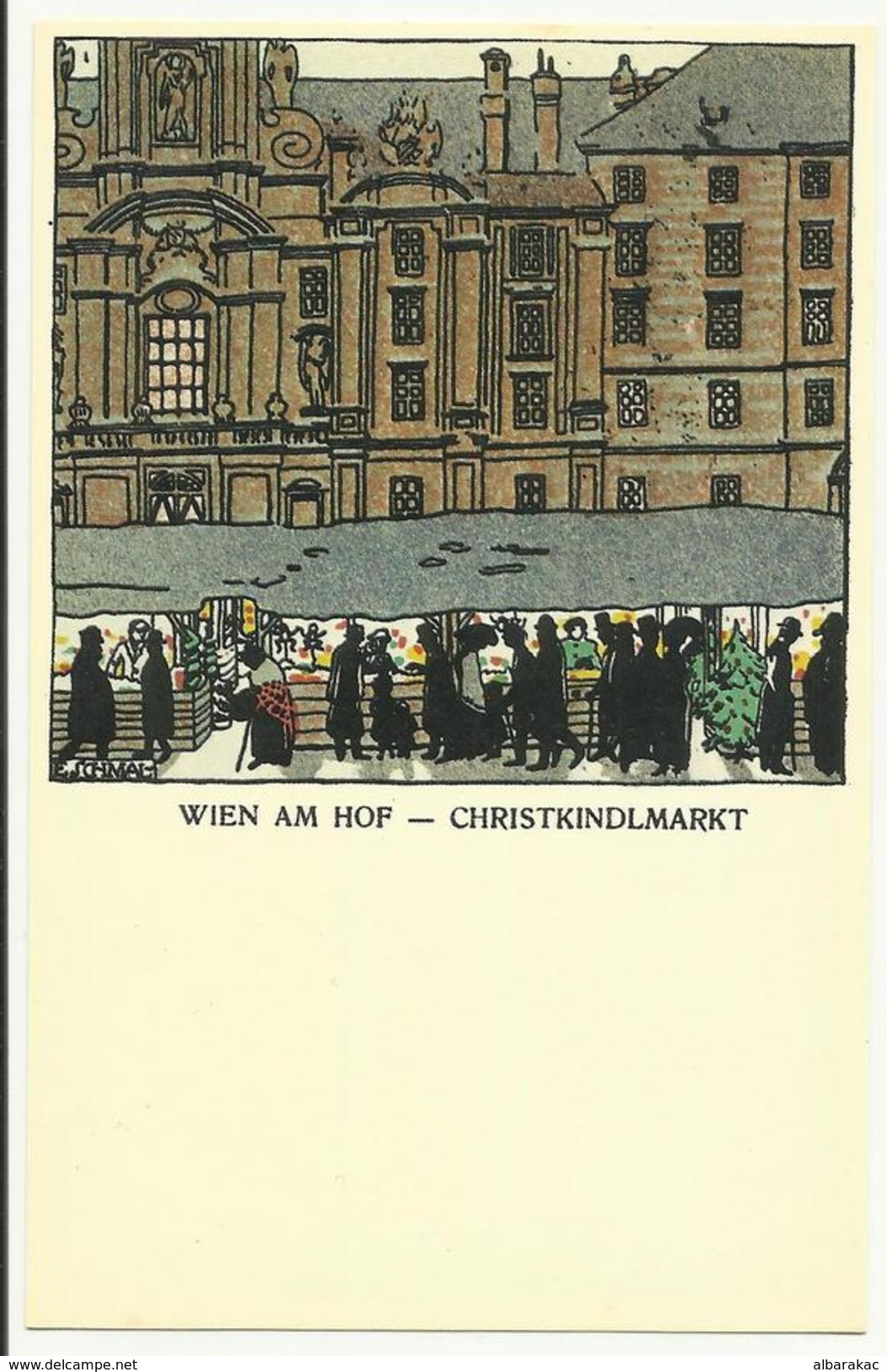 Wiener Werkstatte - Erich Schmal  , WW Karte No. 839 , Edition Molden - Wiener Werkstaetten