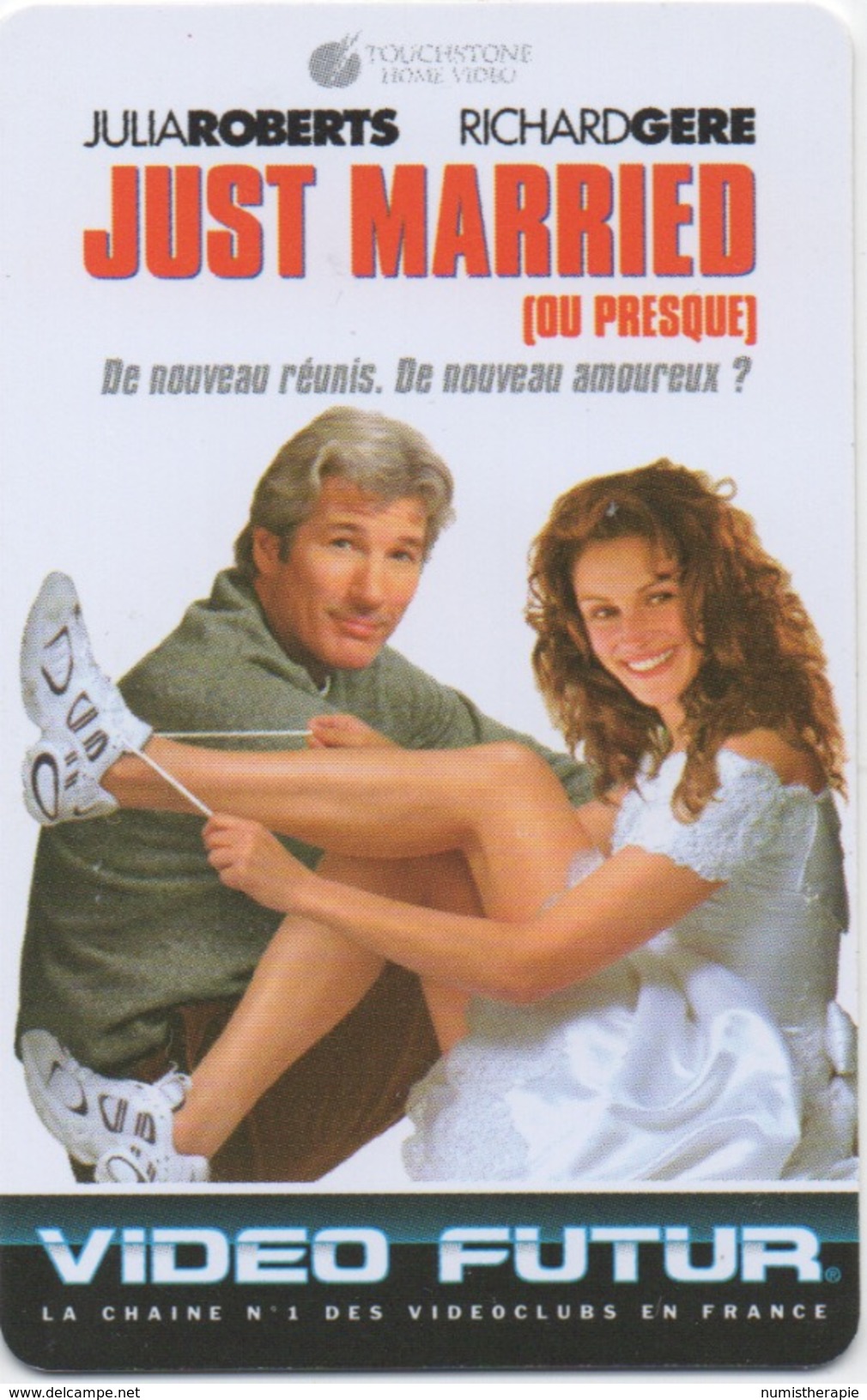 Carte Collector #121 Video Futur : JUST MARRIED Ou Presque 1999 USA : Julia Roberts & Richard Gere - Video Futur