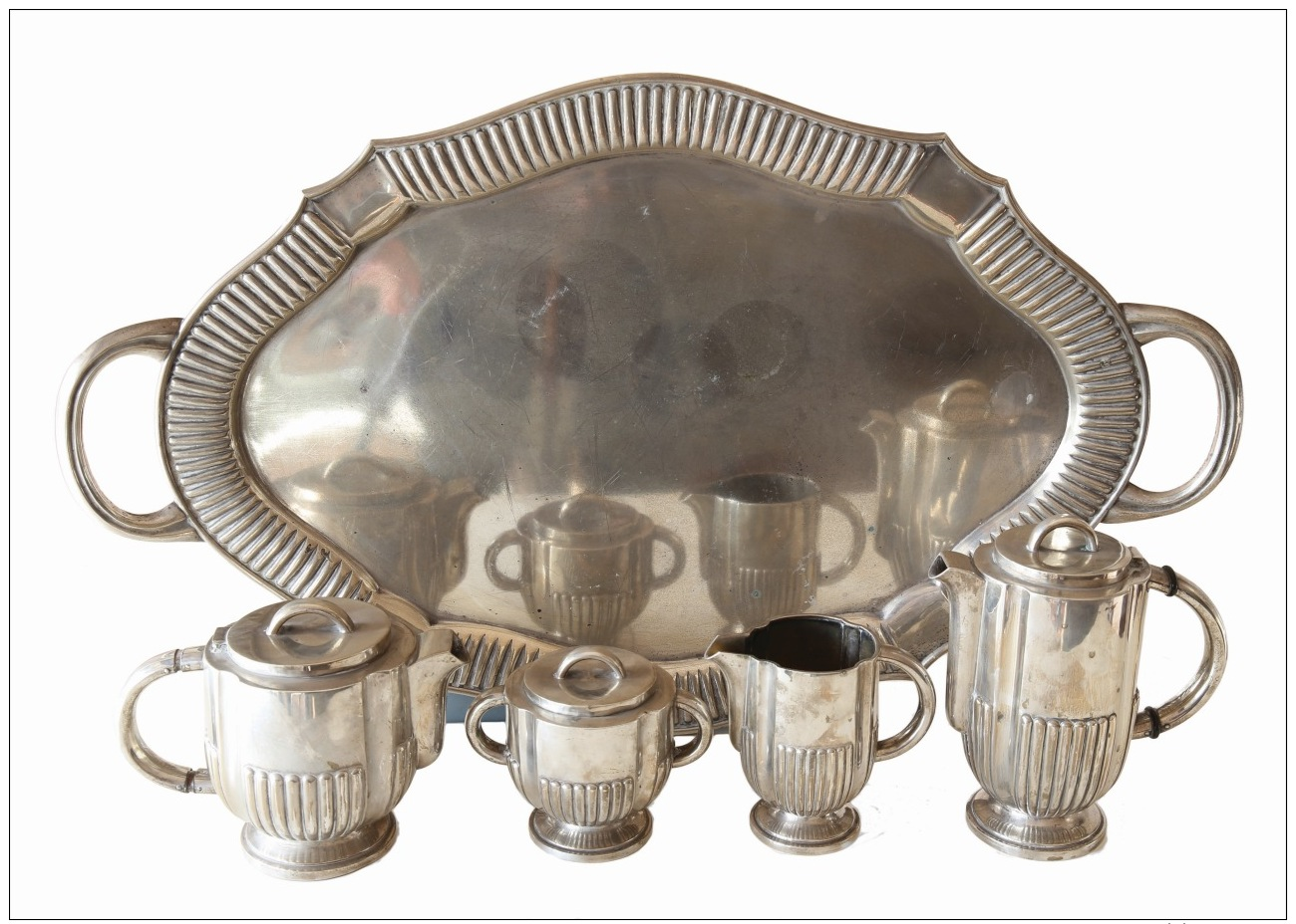 Tea, Coffee Set With A Tray - Lots & Kiloware - Coins