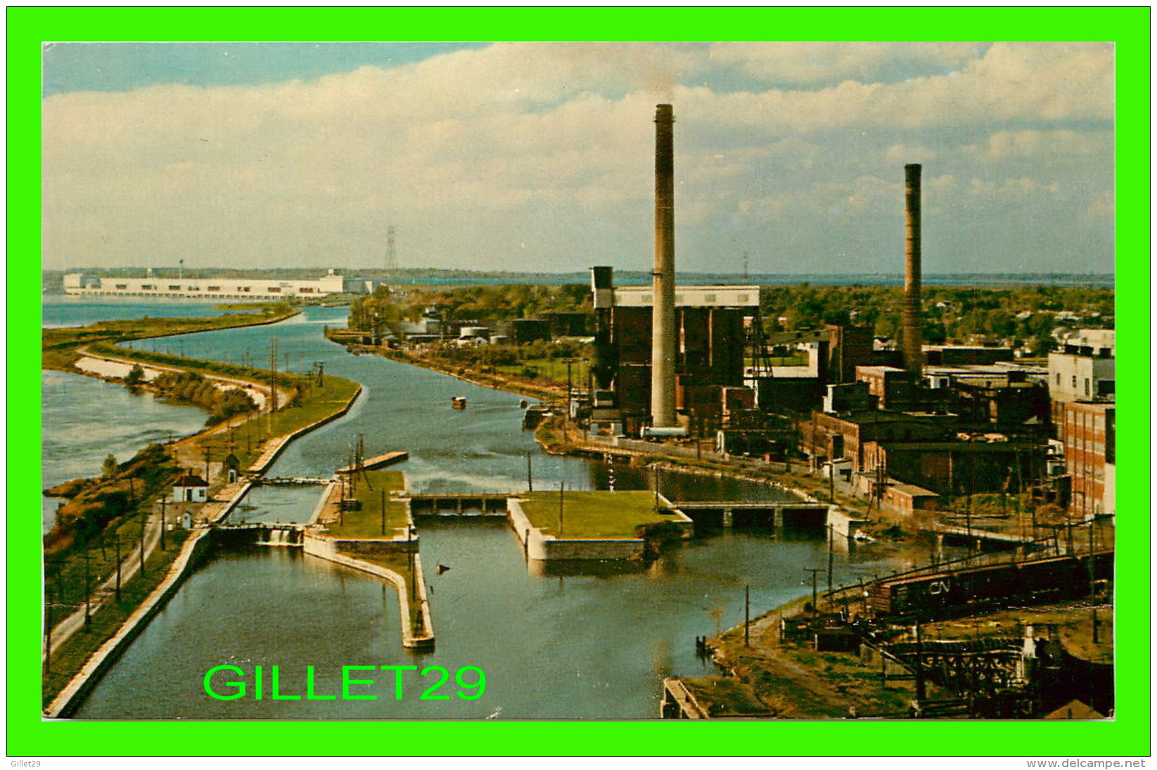 CORNWALL, ONTARIO - THE ROBERT H. SAUNDERS GENERATING STATION -  PHOTO BY J.L. GIBBONS - - Autres & Non Classés