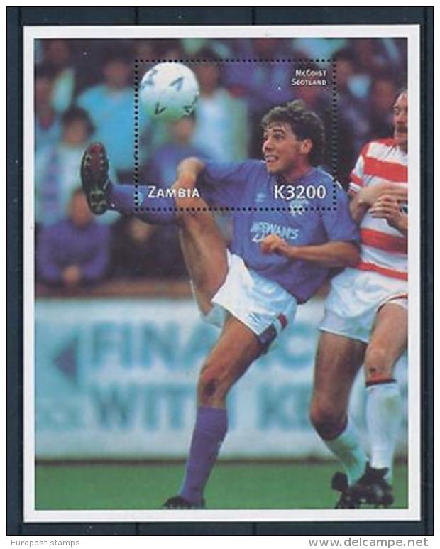 [51306] Zambia 1998 World Cup Soccer Football France Mccoist MNH Sheet - Zambia (1965-...)