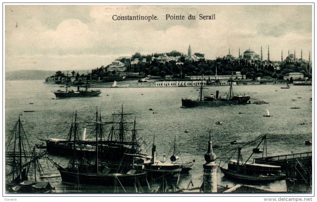 TURQUIE - CONSTANTINOPLE - Poite Du Serail    (Recto/Verso) - Turquie