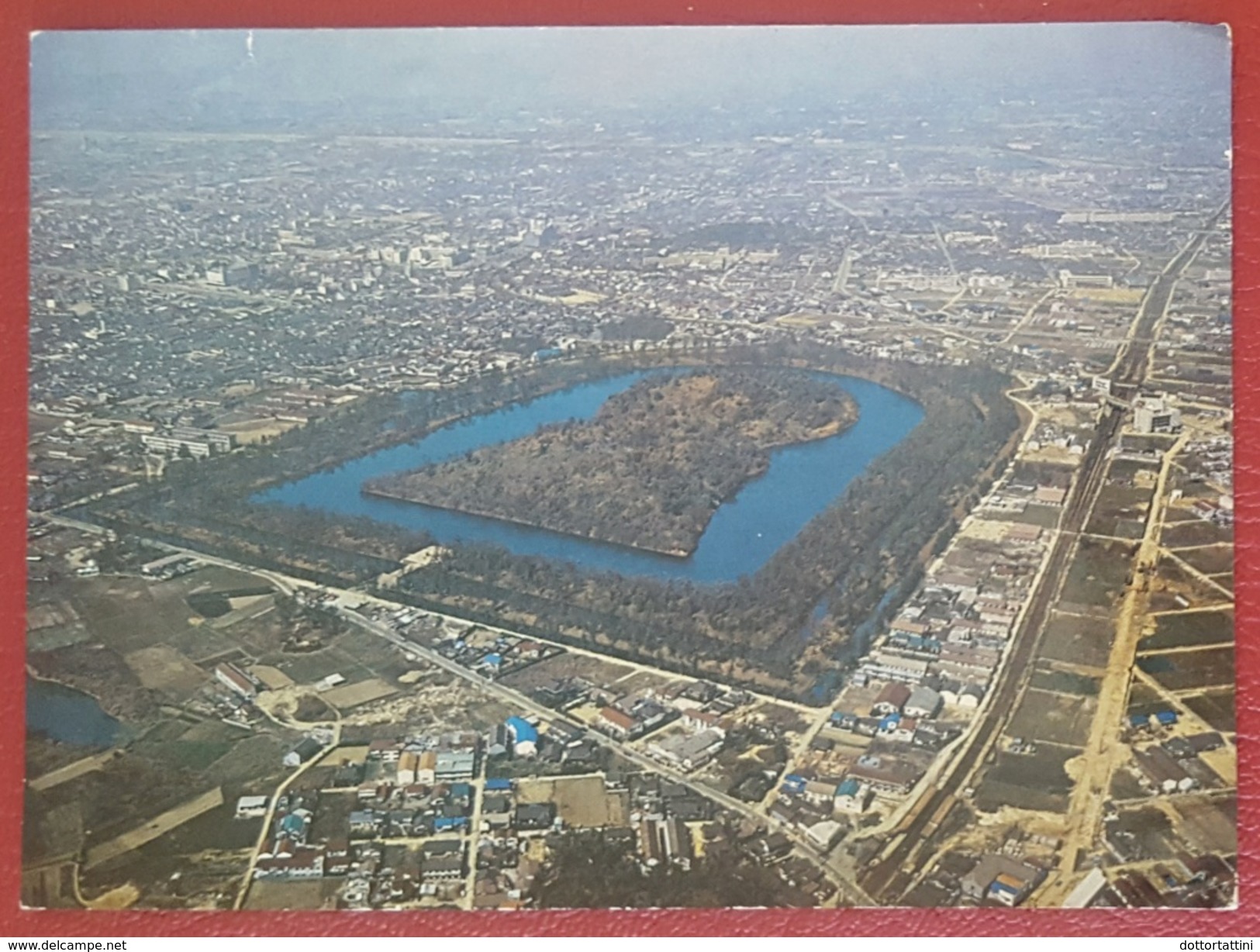 EMPEROR NINTOKU'S MAUSOLEUM - OSAKA JAPAN Air View - Osaka