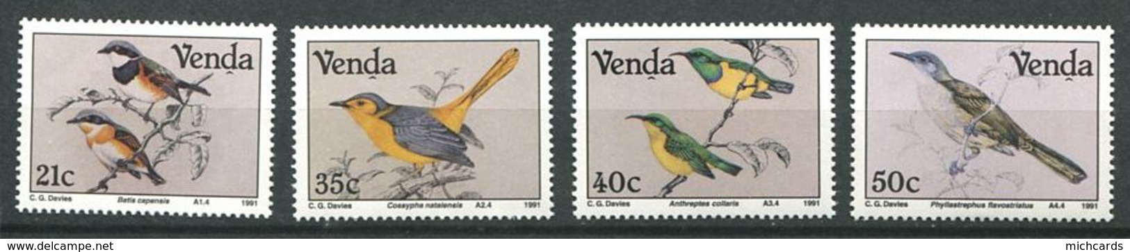 196 VENDA 1991 - Yvert 217/10 - Oiseau - Neuf ** (MNH) Sans Trace De Charniere - Venda