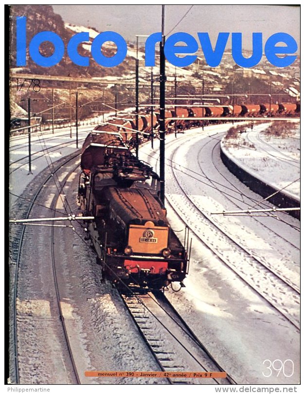 Loco Revue 1/78 - Janvier 1978 - N° 390 - Français