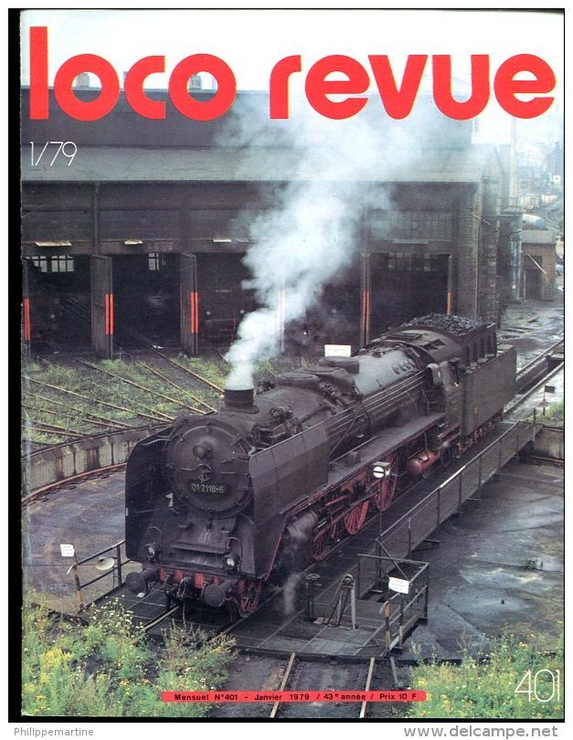 Loco Revue - 1/79 - Janvier 1979 - N° 401 - Frans