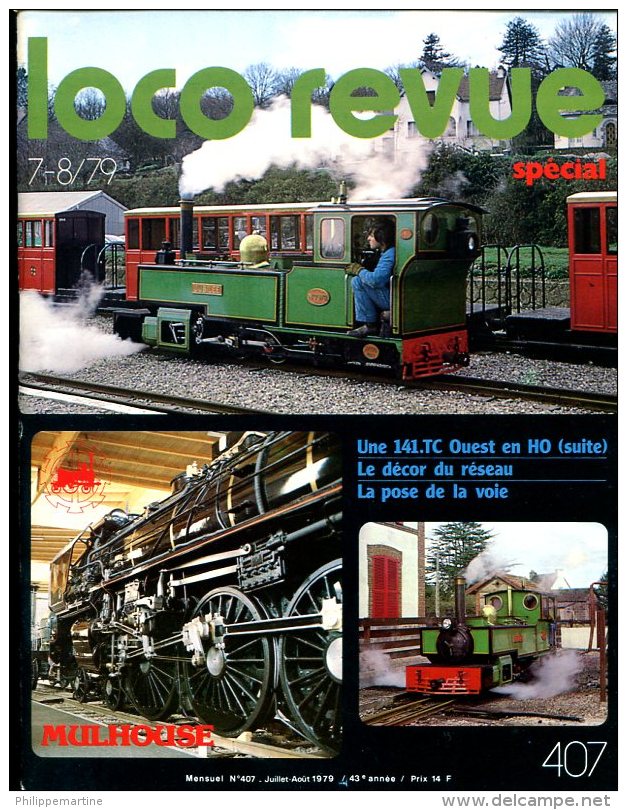 Loco Revue - 7-8/79 - Juillet 1979 - N° 407 - Francese