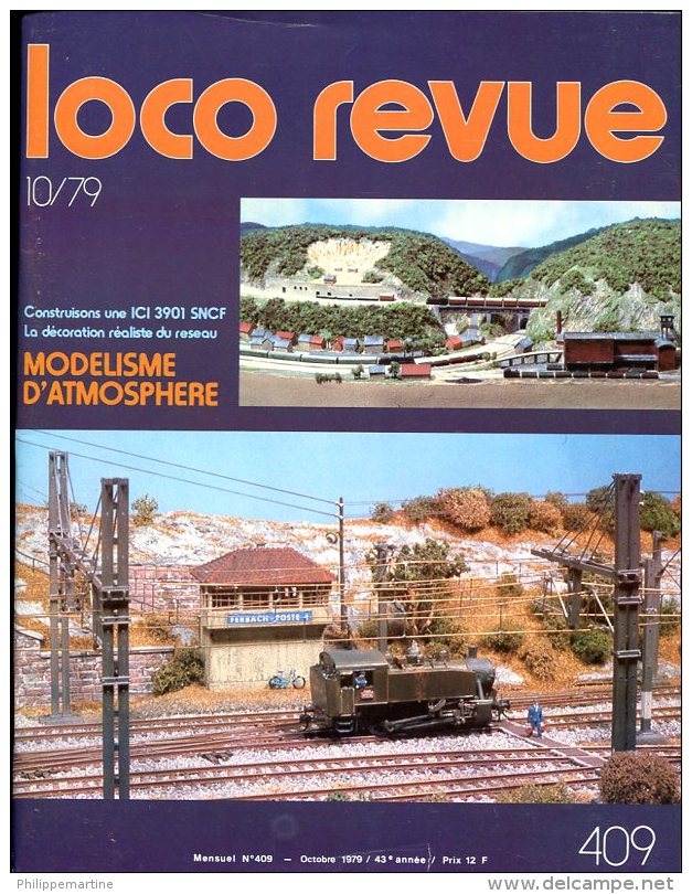 Loco Revue - 10/79 - Octobre 1979 - N° 409 - Francese