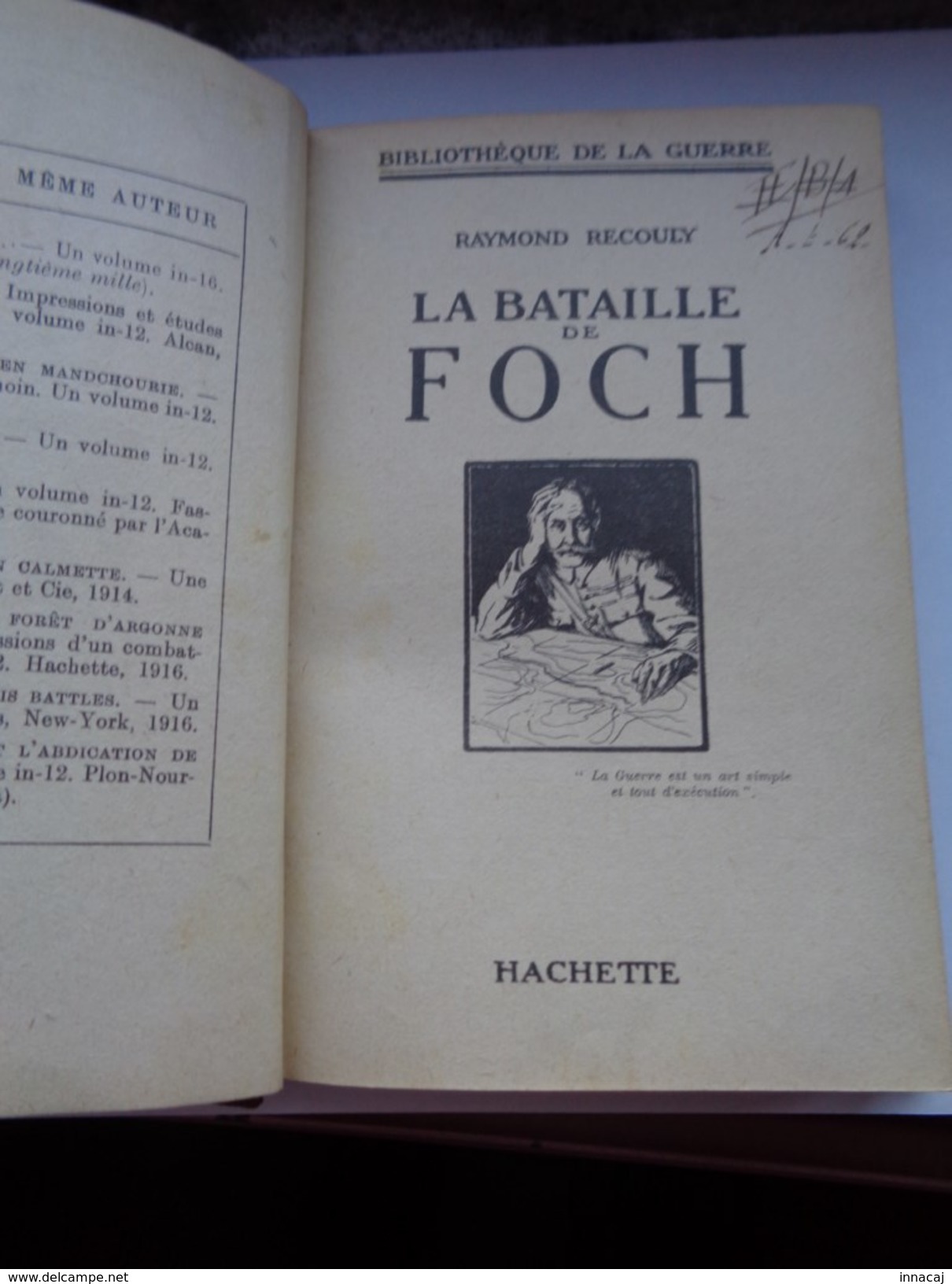 Réf: 69-16-498.         LA BATAILLE De FOCH. - French