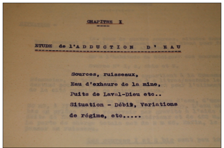 Mémoire Et étude Sur L'usine Sidérurgique De Villerupt Sainte Claire 1934 - Architecture