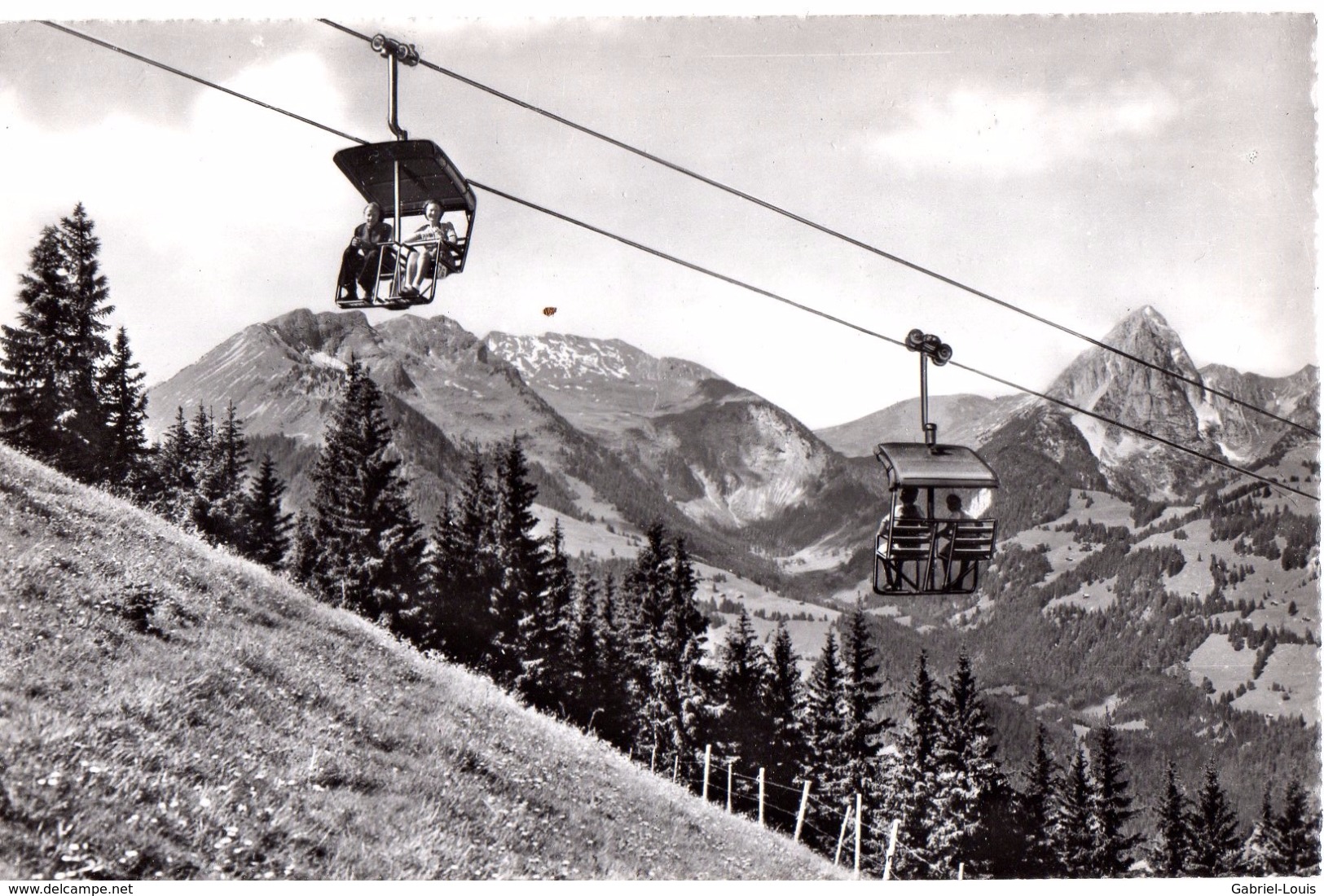 Gstaad  Sitzlift Wasserngrat Télésiège - Gstaad