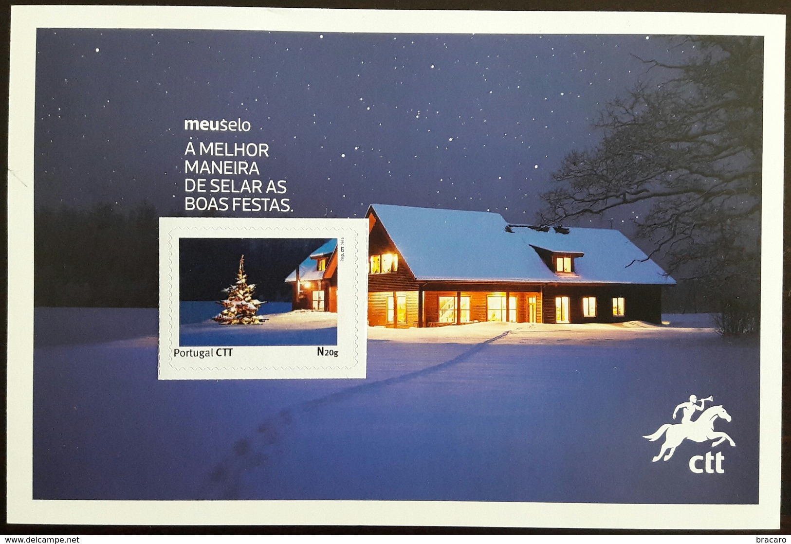 PORTUGAL Maximum Card / Postal Maximo - CTT Meu Selo, Publicity, Christmas - Maximum Cards & Covers