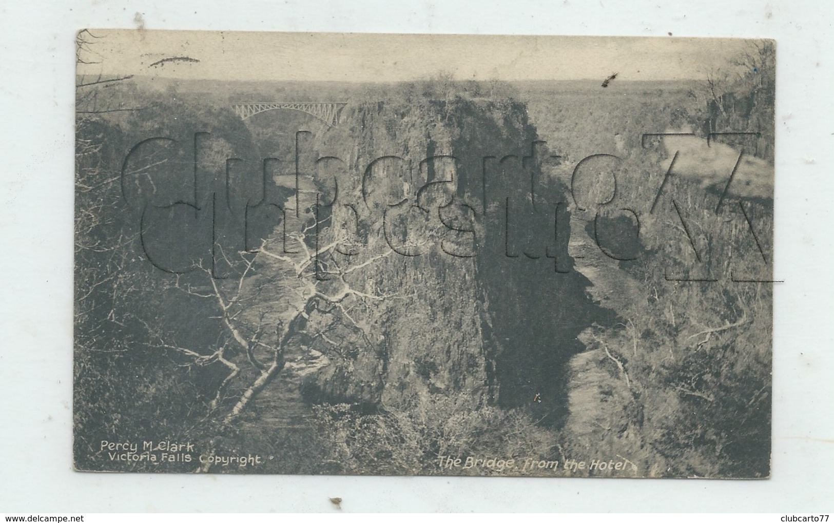 Victoria Falls (Zambie) : Bridge From The Hotel Ein 1909 PF. - Zambia