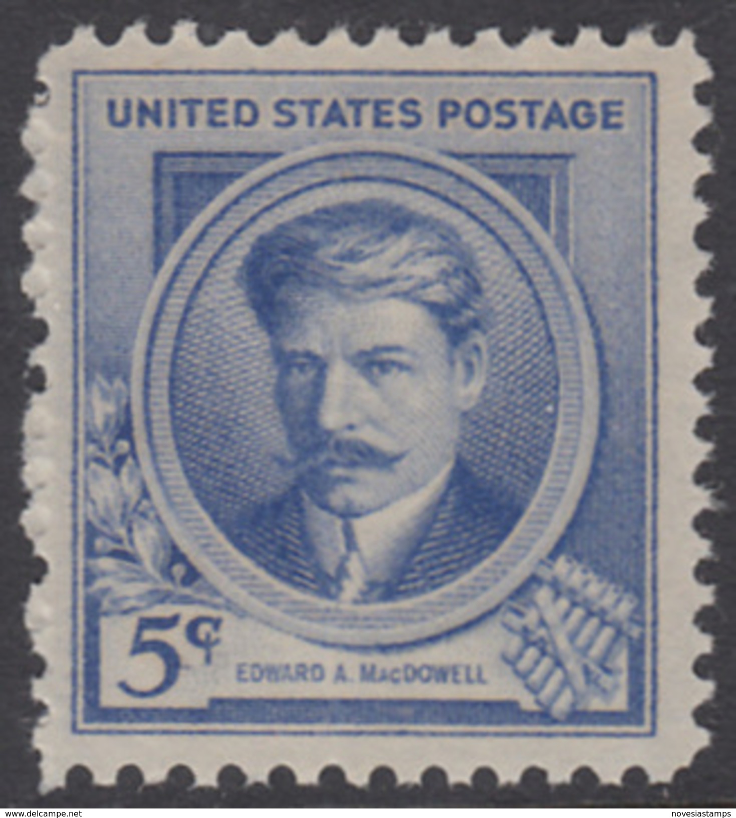 !a! USA Sc# 0882 MLH SINGLE - Famous Americans: Edward MacDowell - Ungebraucht