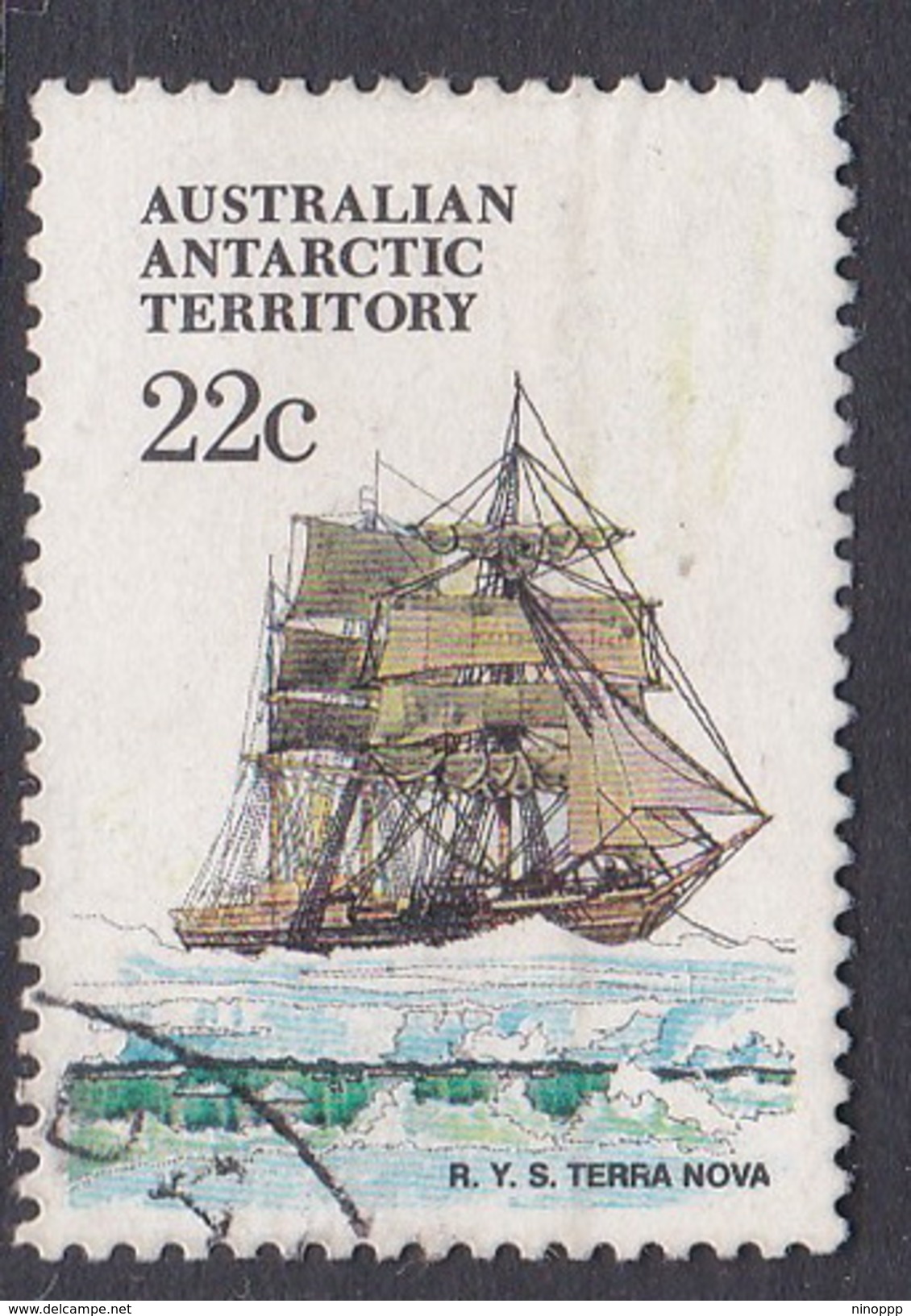 Australian Antarctic Territory  S 44  1979-1982 Definitive Ships 22c Terra Nova Used - Used Stamps