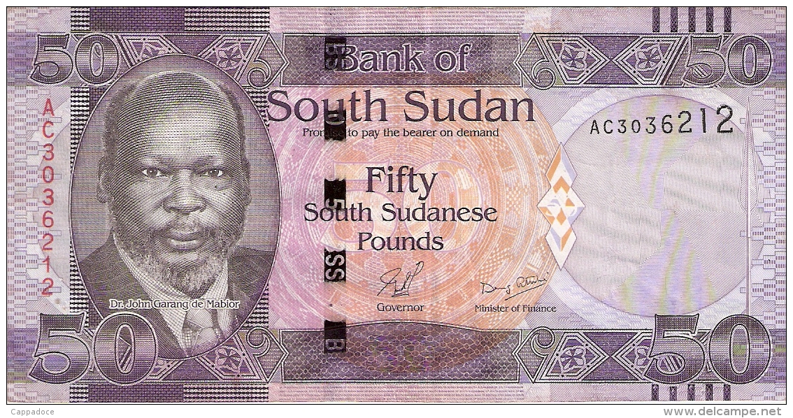 SOUDAN Du SUD   50 Pounds   ND (2011)   P. 9 - South Sudan