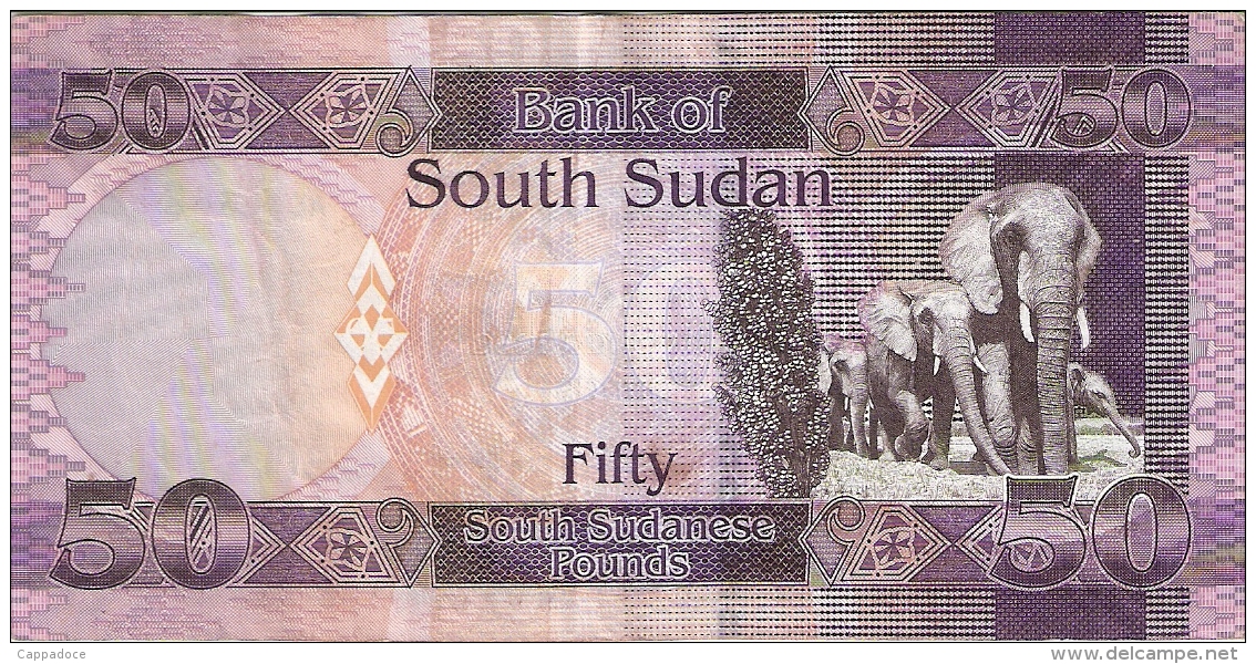 SOUDAN Du SUD   50 Pounds   ND (2011)   P. 9 - South Sudan