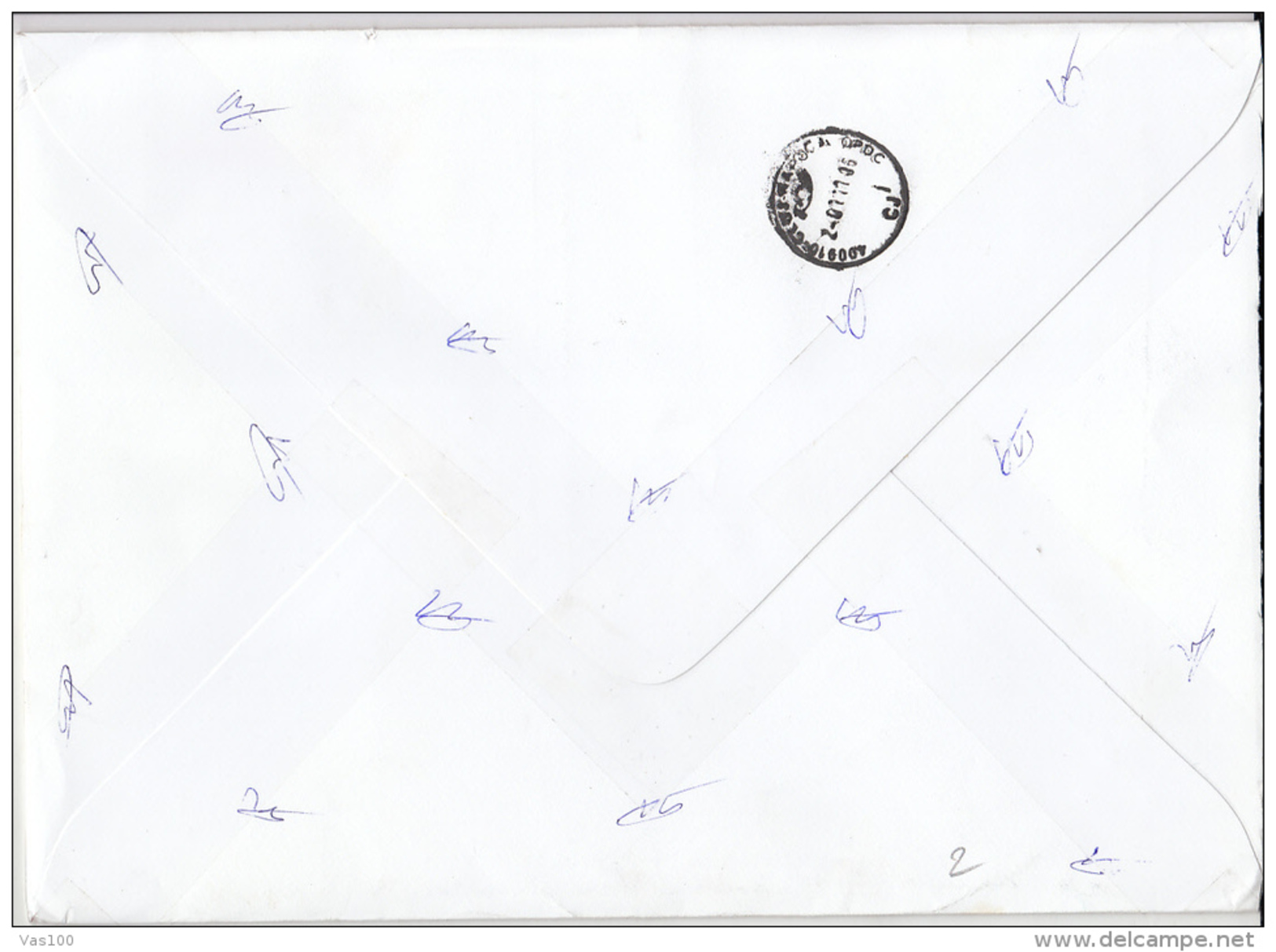 BUDAPEST PARLIAMENT, BEAR, STAMPS ON REGISTERED COVER, 2011, ROMANIA - Lettres & Documents