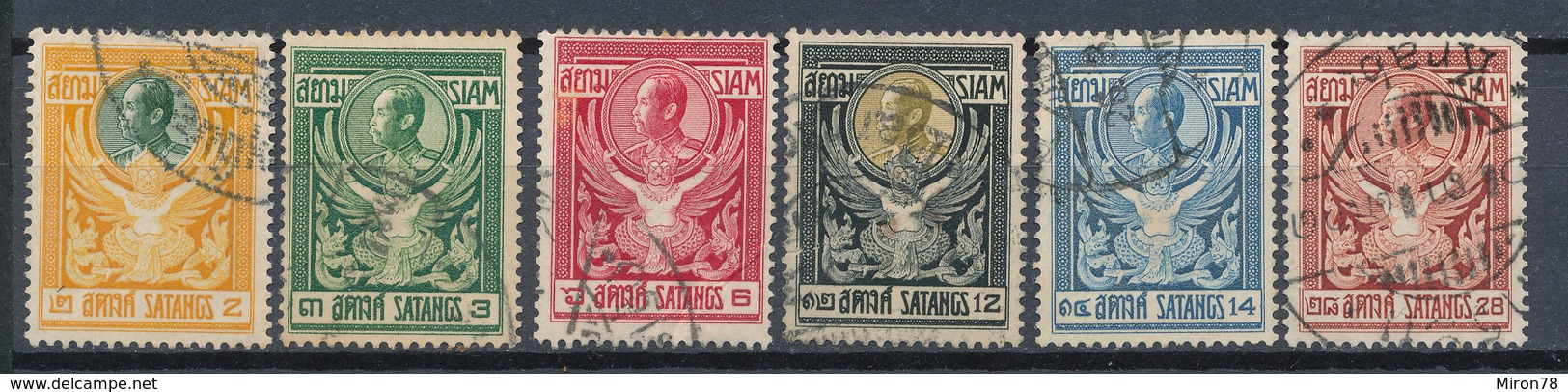 Stamp THAILAND,SIAM  1910 Used Lot#23 - Thaïlande