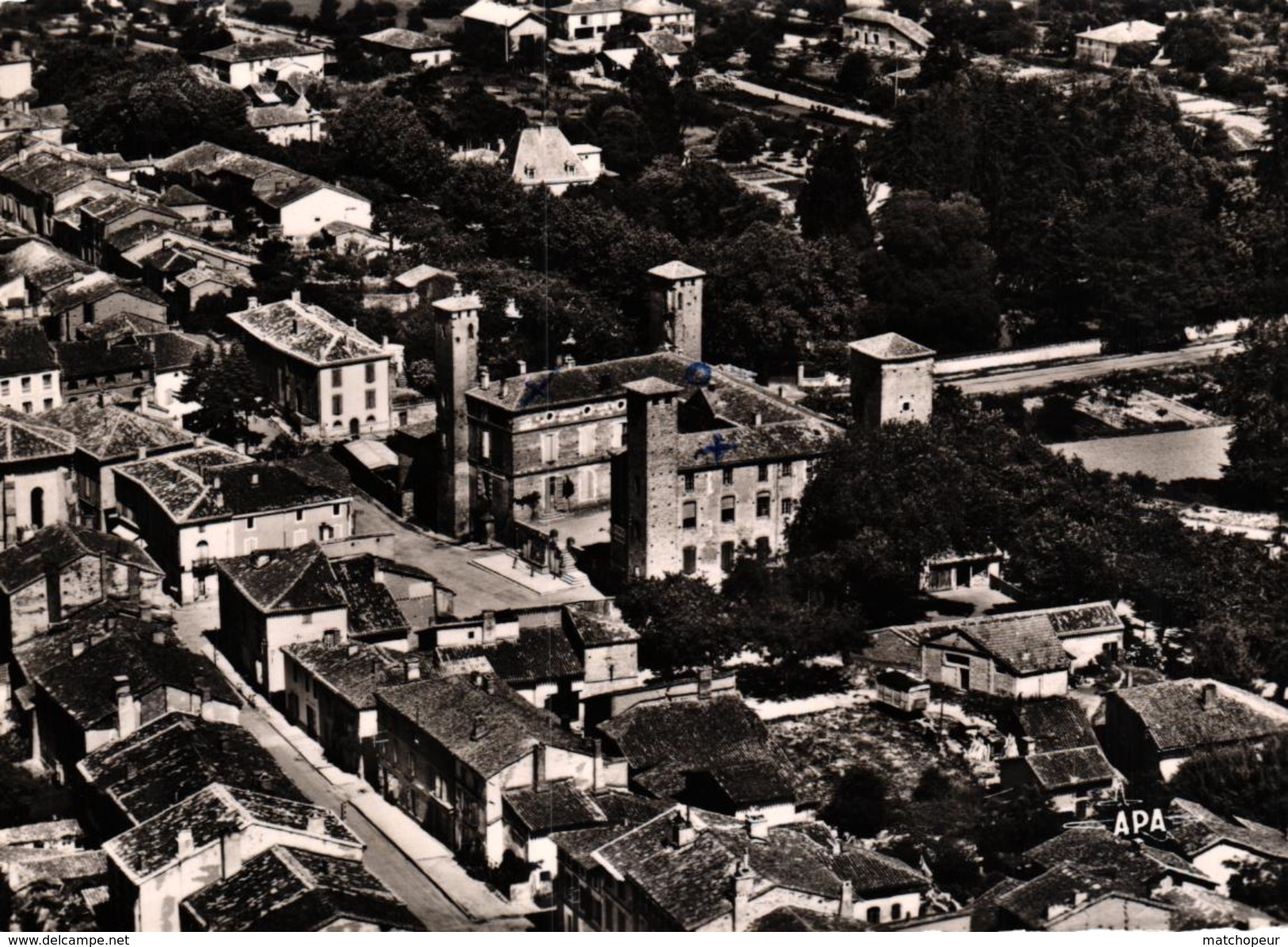 SAINT NICOLAS DE LA GRAVE -82- VUE AERIENNE - Saint Nicolas De La Grave