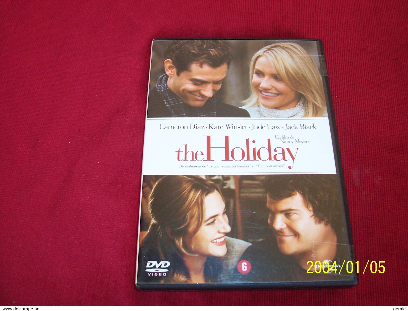 THE HOLIDAY  AVEC CAMERON DIAZ  + KATE WINSLET + JUDE LAW + JACK BLACK - Romantique