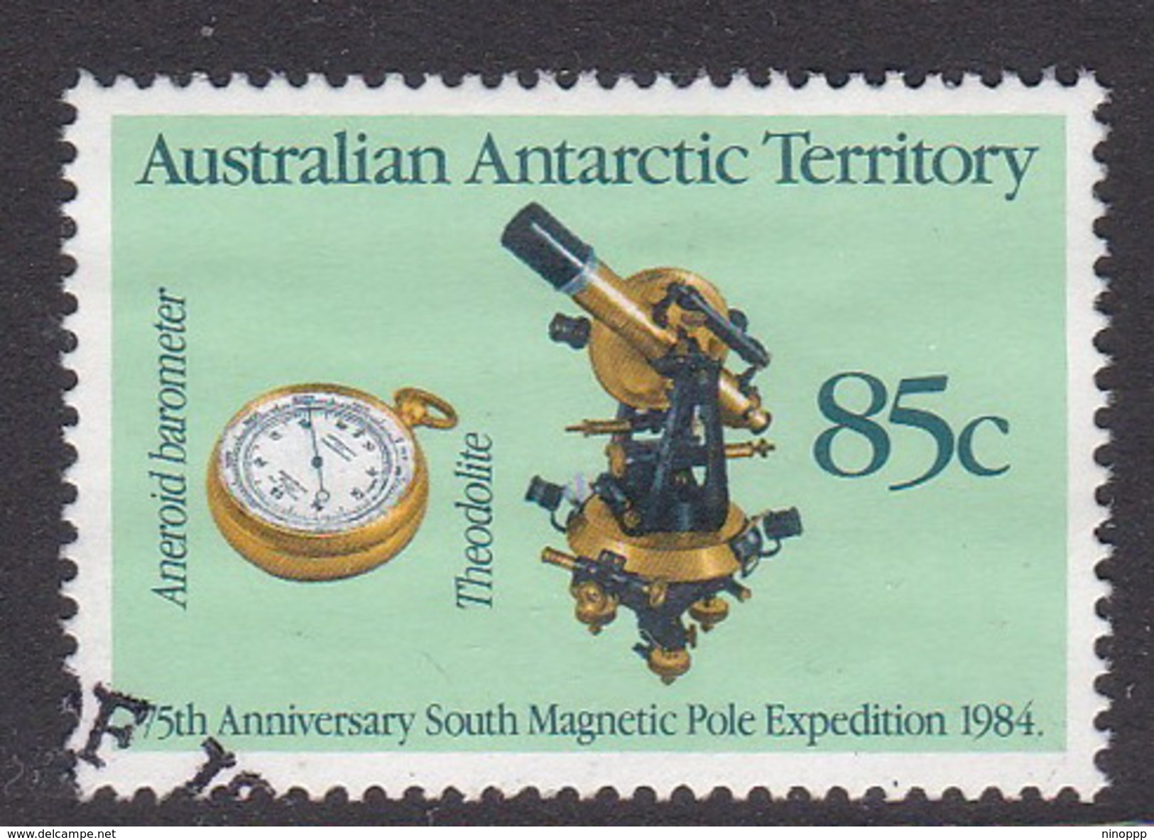 Australian Antarctic Territory  S 62 1984 75th Anniversary Expedition To South Pole 85c Theodolite Used - Used Stamps