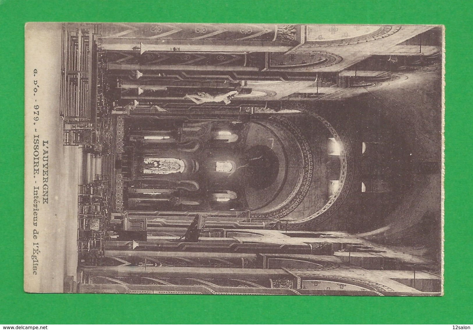 CARTE POSTALE  ISSOIRE Interieur De L'eglise - Issoire