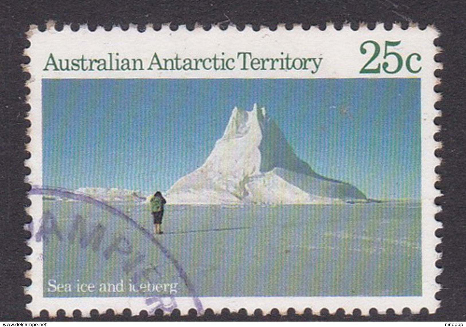 Australian Antarctic Territory  S 64 1984 Antarctic Scenes 1 25c Ice Used - Gebruikt