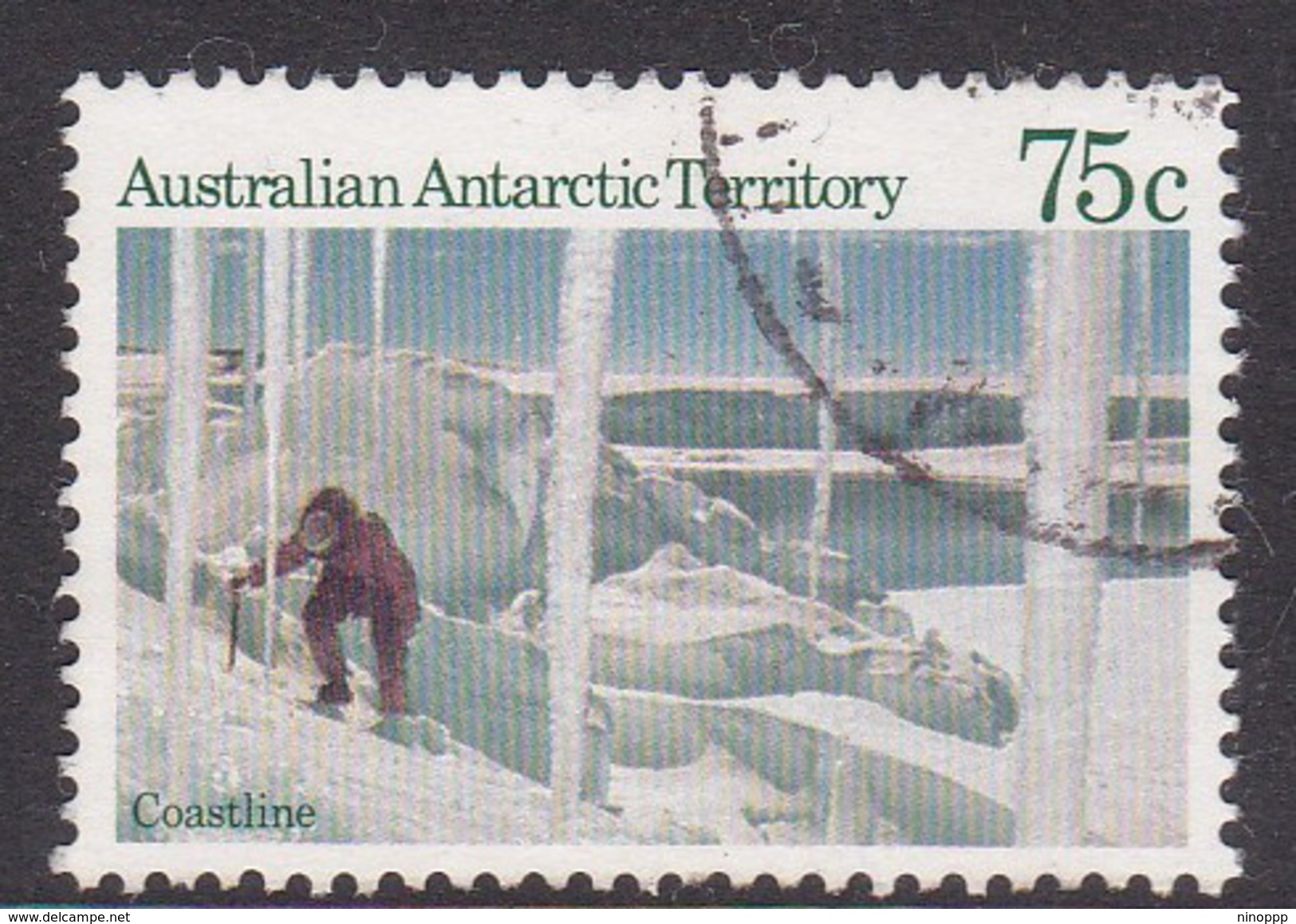 Australian Antarctic Territory  S 66 1984 Antarctic Scenes I 75c Coastline Used - Used Stamps