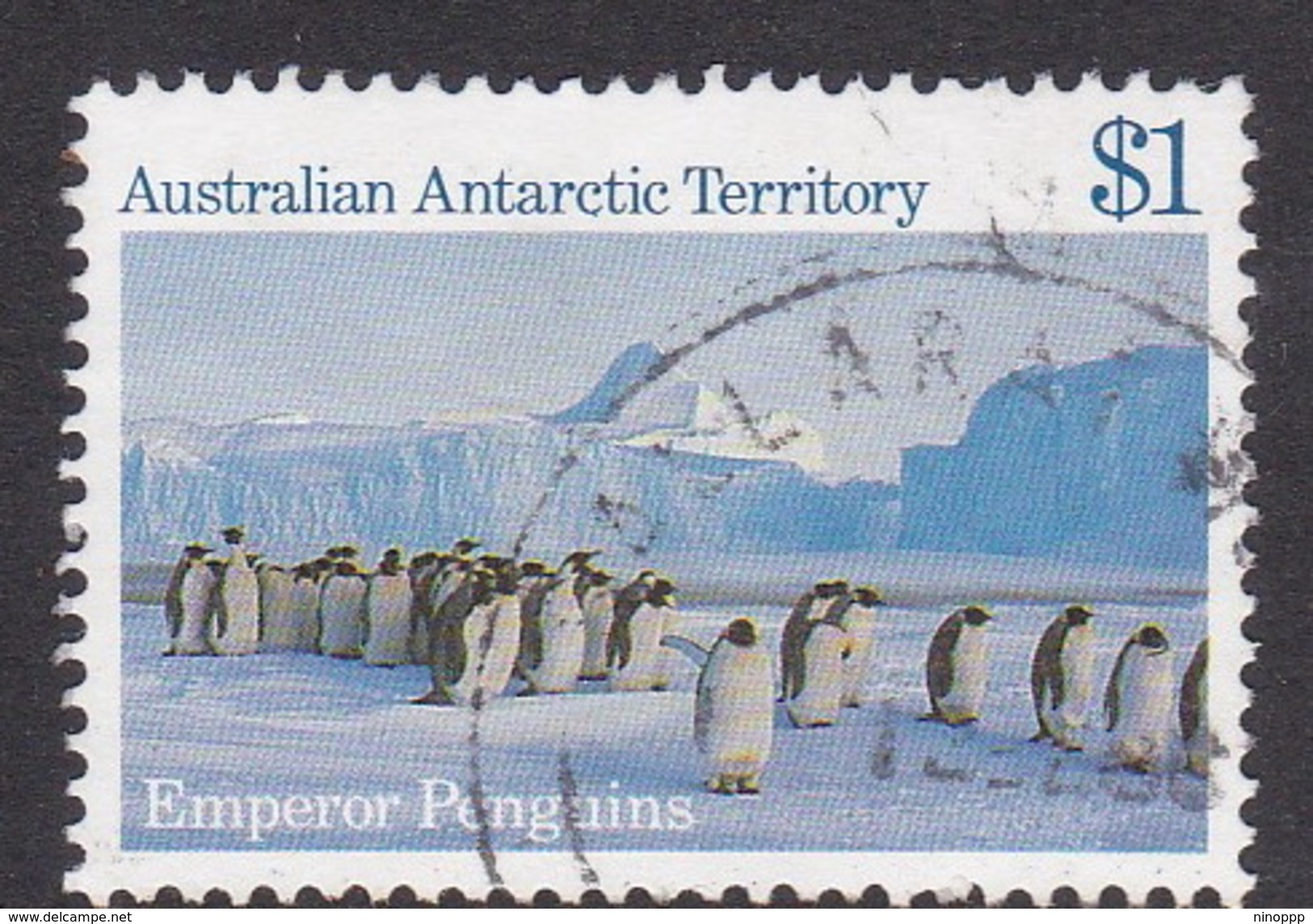 Australian Antarctic Territory  S 72 1985 Antarctic Scenes II  $1.00 Penguins Used - Used Stamps