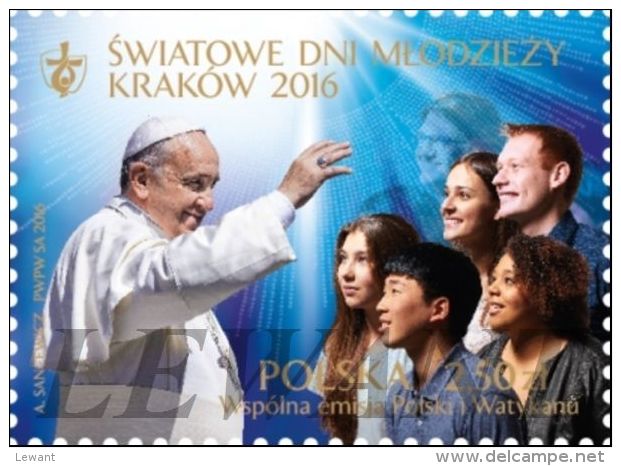 2016.05.10. World Youth Day 2016 Krakow - MNH - Nuovi