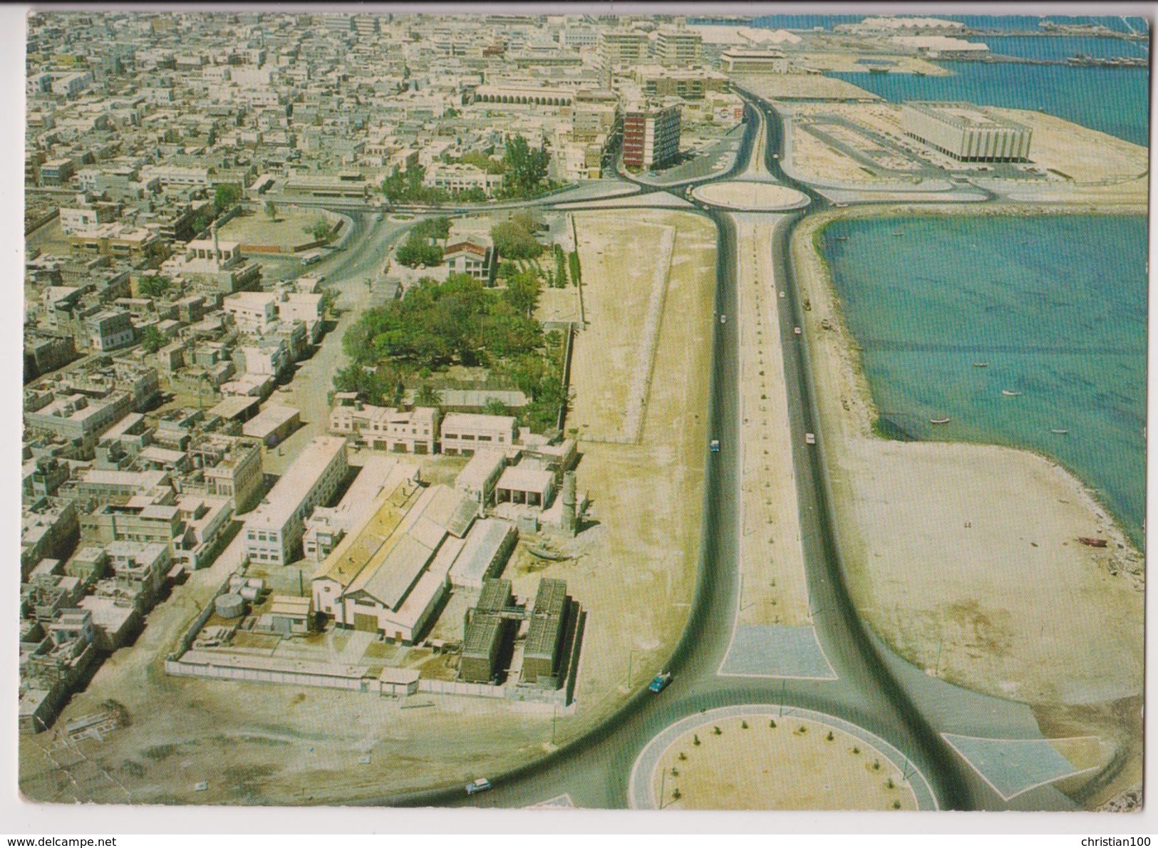 BAHREIN ( BAHRAIN ) : MANAMA - AERIAL VIEW - CPSM GRAND FORMAT - * 2 SCANS * - - Bahrain