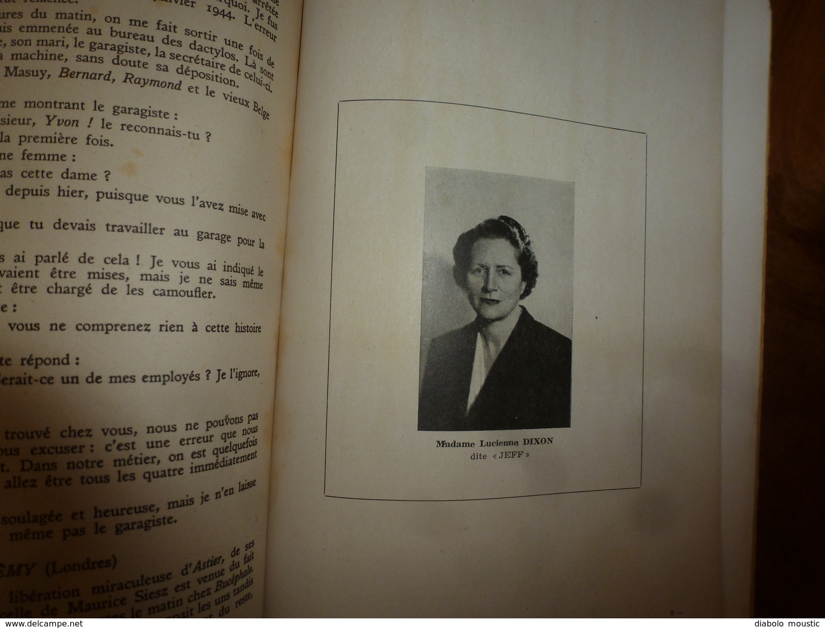 1947 UNE AFFAIRE DE TRAHISON par REMY dédicacé à Charles Breton CHEF RESISTANT,pour service rendu à l'OCM,photographies