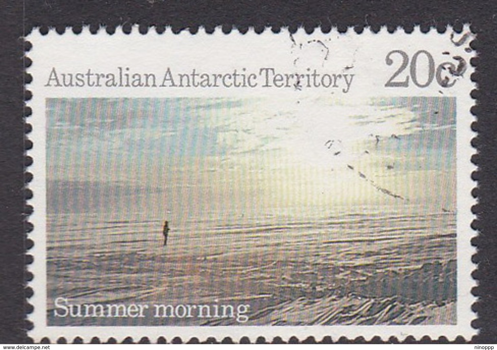 Australian Antarctic Territory  S 76 1987 Antarctic Scenes III 20c Morning Used - Used Stamps